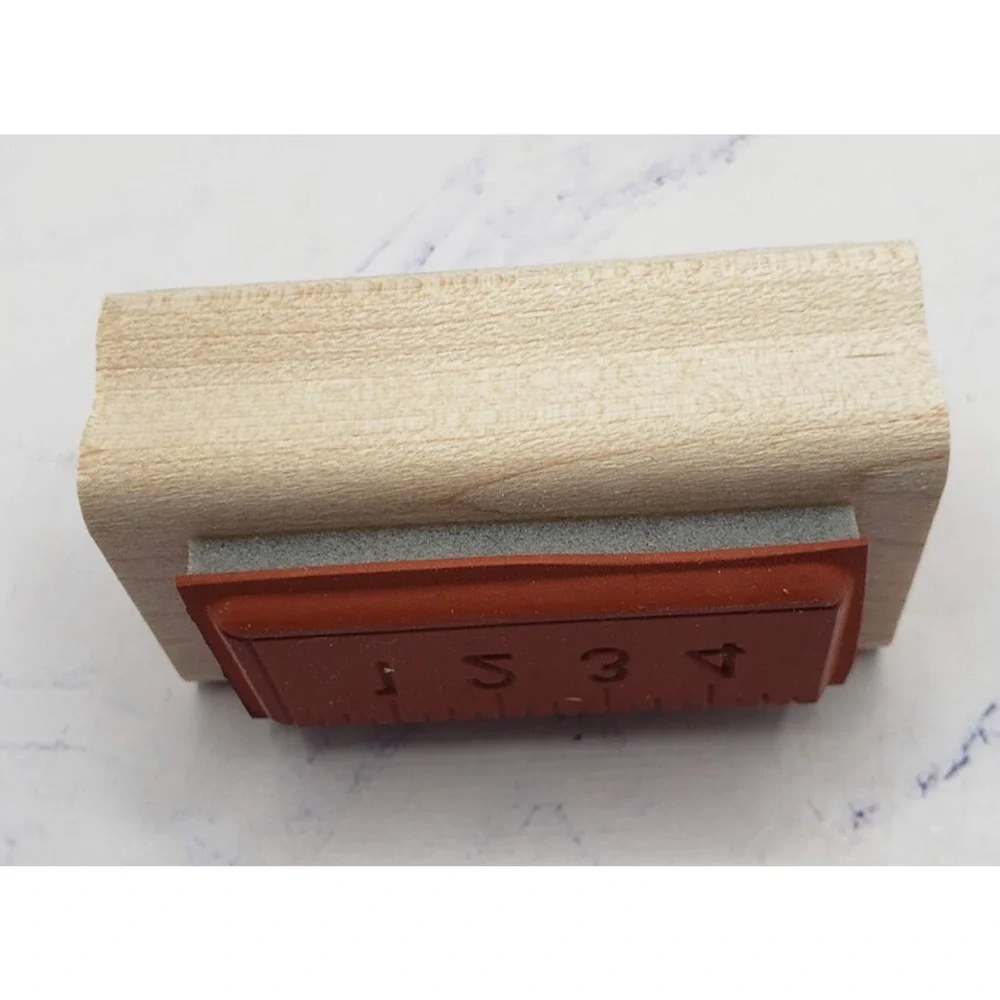 Stampin' Up! Rubber Stamp Teacher's Ruler School Wood Mounted Rubber Stamp